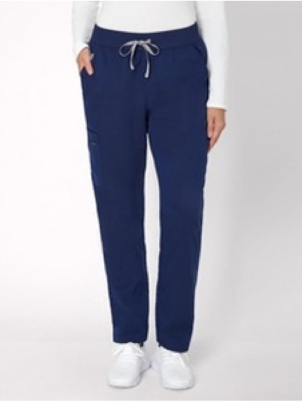 Figs Navy Drawstring Jogger Pants for Women